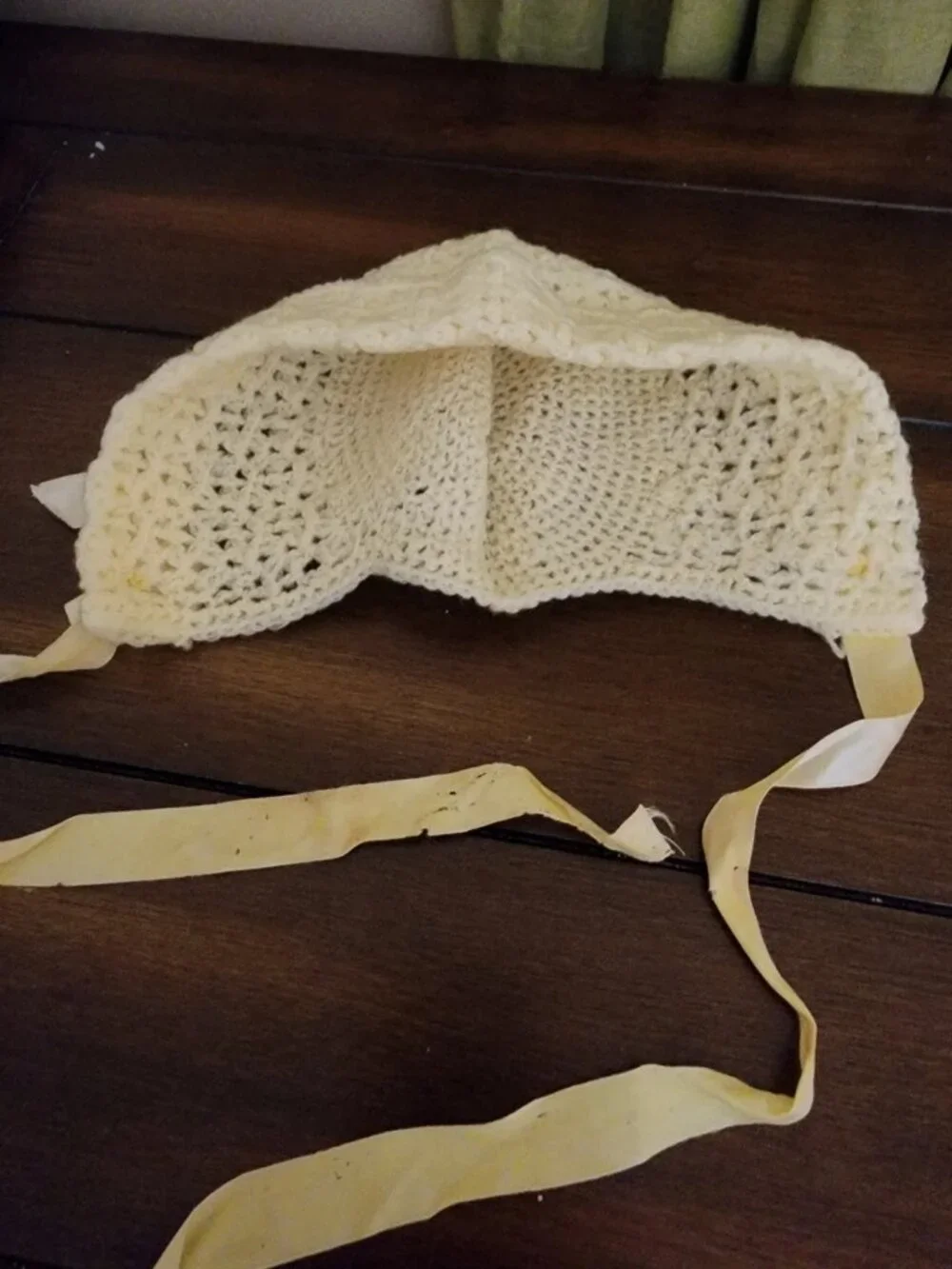 Handmade Baby's Crocheted Bonnet